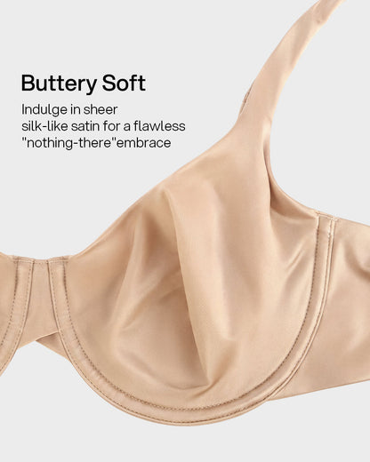 Cloud Satin Balconette Bra
