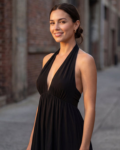 Seamless Push-Up Deep V Bra