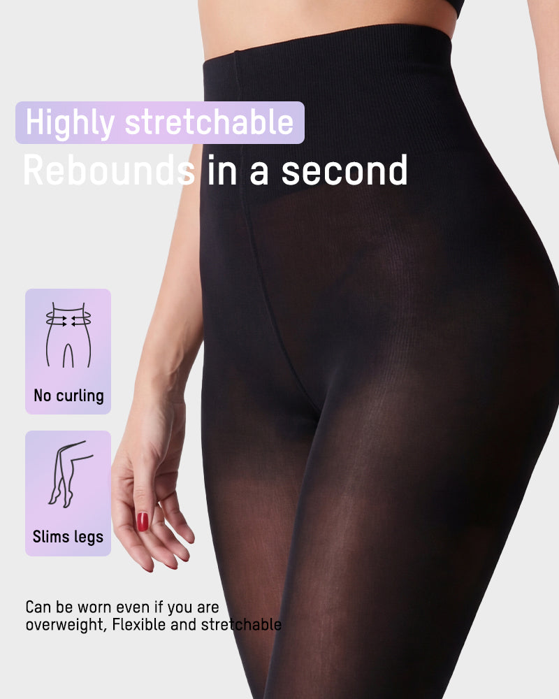 Sheer Skin-Tone Control Top Pantyhose