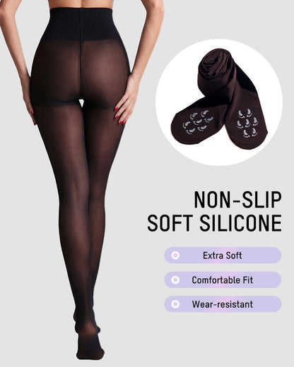 Sheer Skin-Tone Control Top Pantyhose