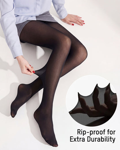 Sheer Skin-Tone Control Top Pantyhose