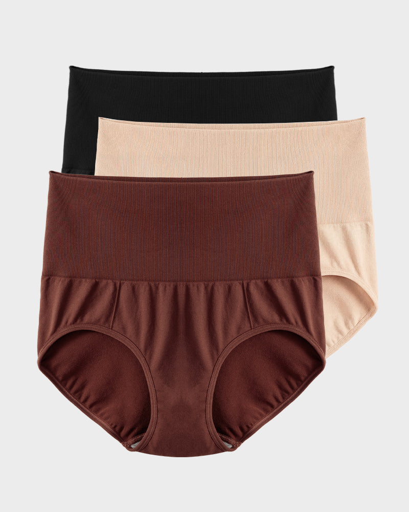 The Invisible Seamless Tummy-Control Panty（3 Pack）